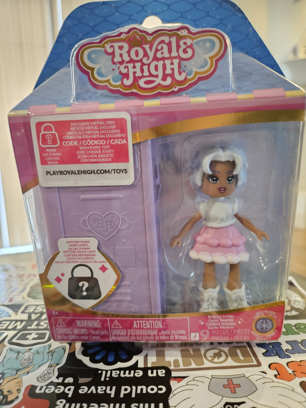 Royale High Ice Jazwares Fashion Doll 3in w/ Mystery Purse & Accessories